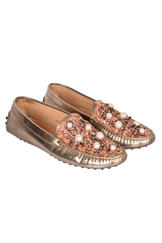 TODS STUDDED LOAFERS