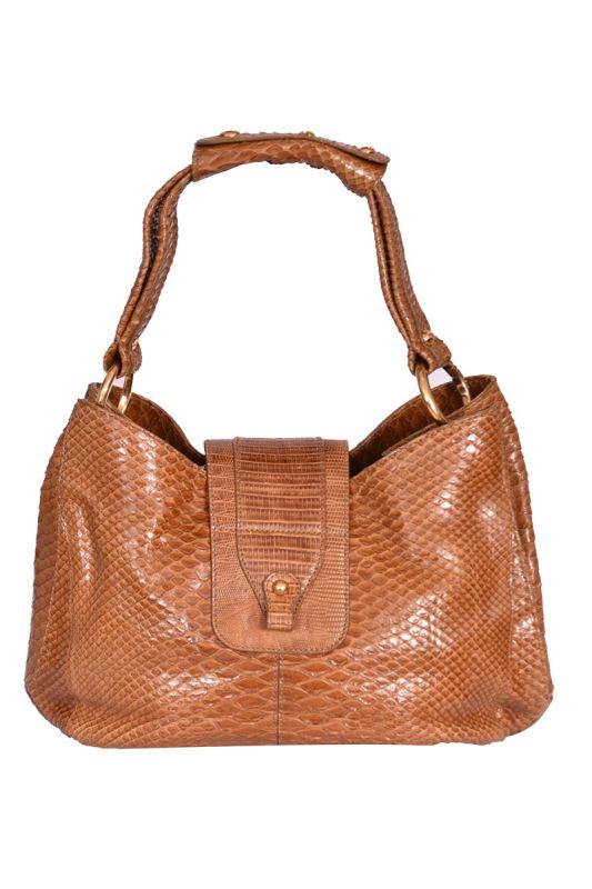 TodsExotic Leather Hobo Handbag