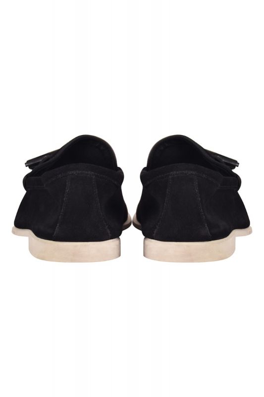 Tom Ford Black Fringe Loafers