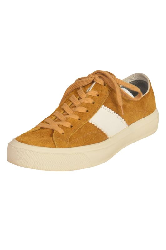 Tom Ford Brown Cambridge Suede Trainers