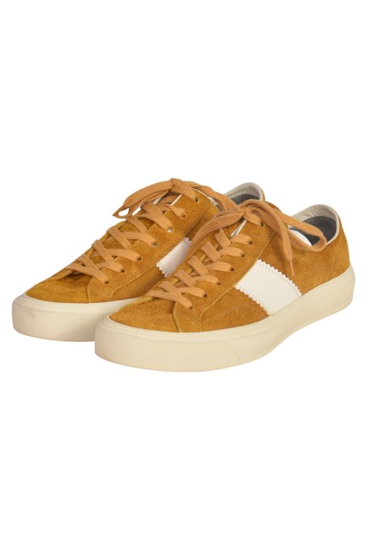 Tom Ford Brown Cambridge Suede Trainers