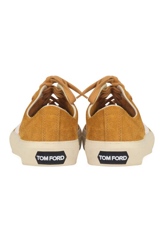 Tom Ford Brown Cambridge Suede Trainers