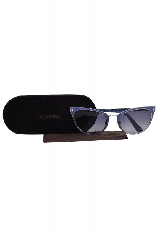 Tom Ford Cat-Eye Metal Sunglasses