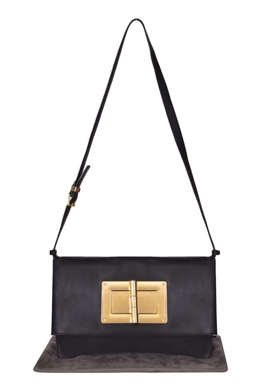 Tom Ford Natalia Twist Lock Shoulder Bag