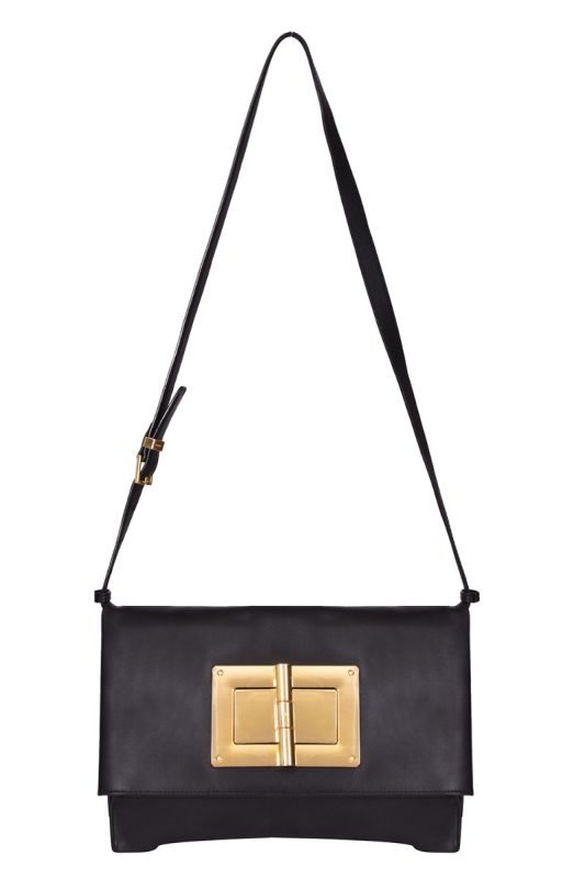 Tom Ford Natalia Twist Lock Shoulder Bag