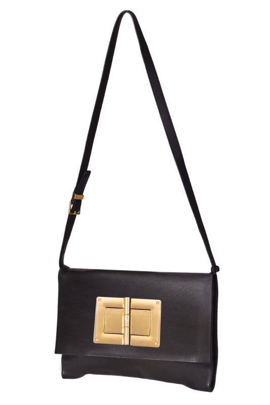 Tom Ford Natalia Twist Lock Shoulder Bag