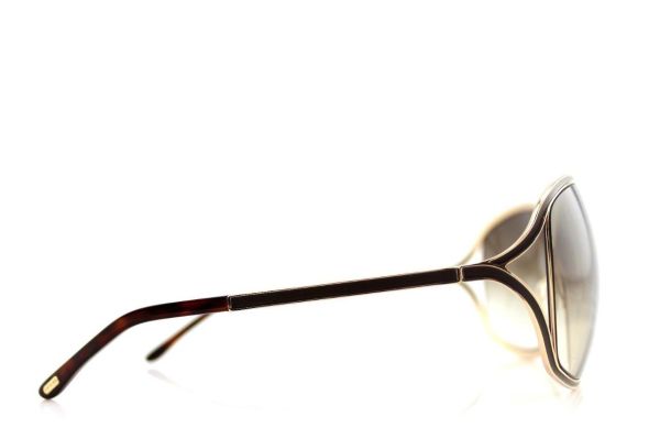 TOM FORD RICKIE BROWN GOLD BUTTERFLY SUNGLASSES