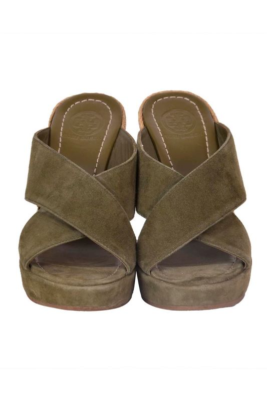 Tory Burch Bailey 110m Wedge Mules