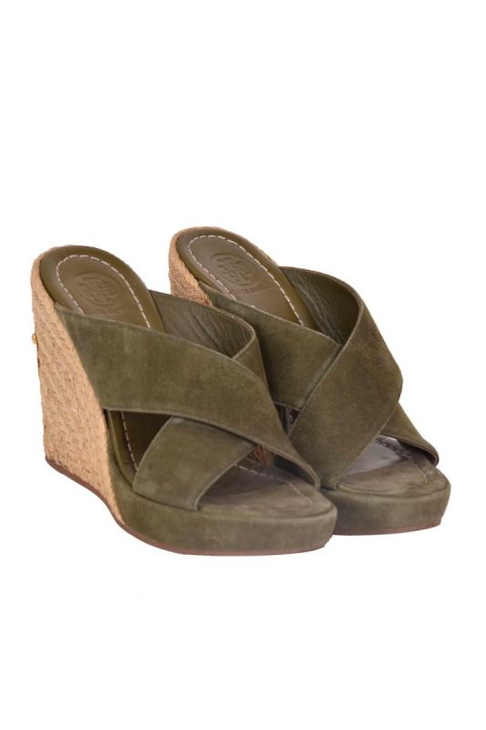 Tory Burch Bailey 110m Wedge Mules