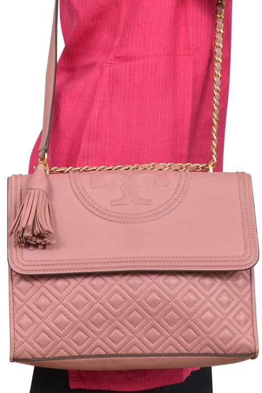 Tory Burch Bedrock Fleming Shoulder Bag