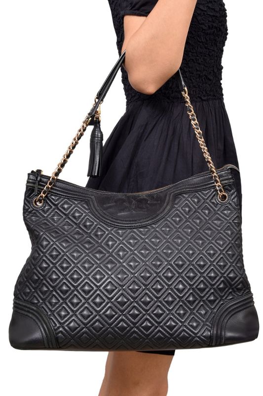 Tory Burch Black Fleming Handbag