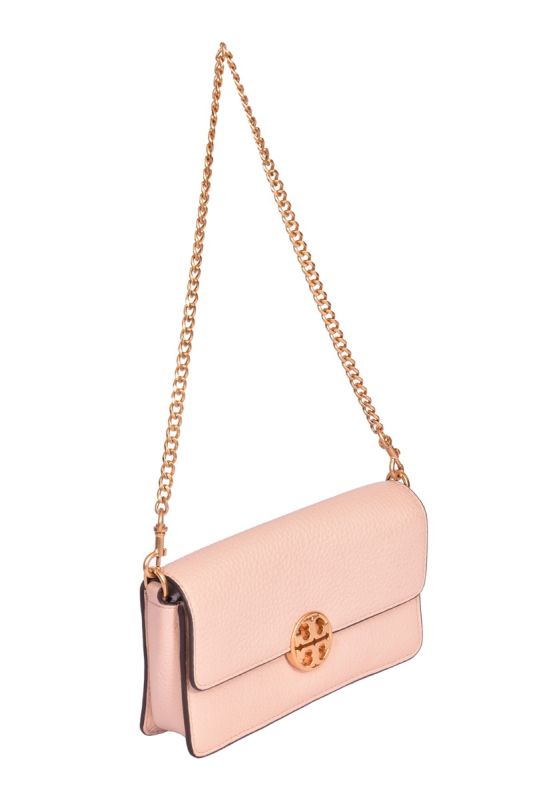 Tory Burch Chelsea Leather Pink Crossbody Bag