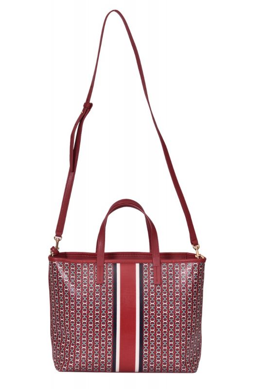 Tory Burch Gemini Link Canvas Medium Handbag