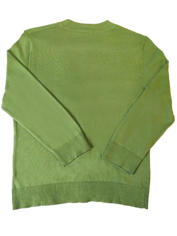 TORY BURCH GREEN JUMPER