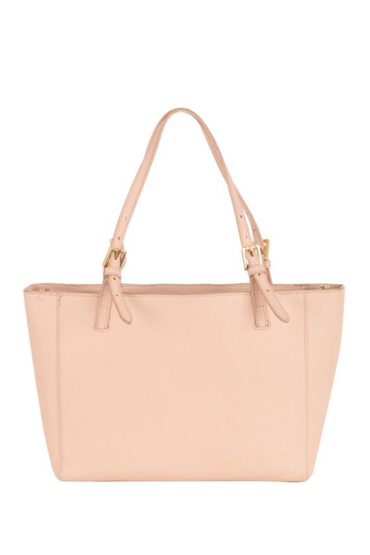 TORY BURCH IVORY EMERSON BUCKLE TOTE BAG