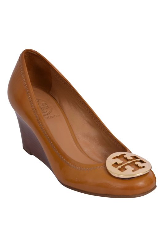 Tory Burch Justine Brown Wedges