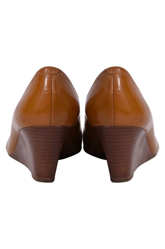 Tory Burch Justine Brown Wedges