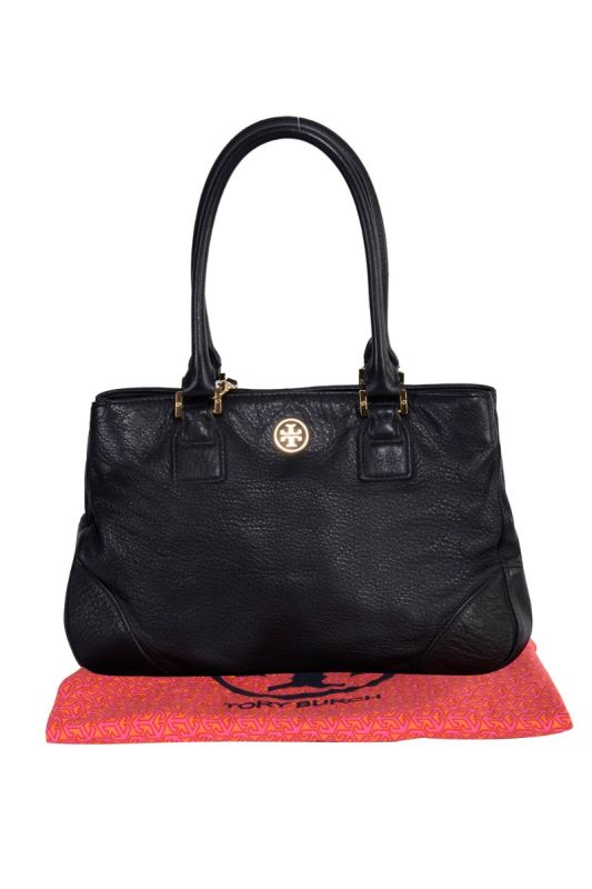 TORY BURCH PARKER BLACK TOTE BAG
