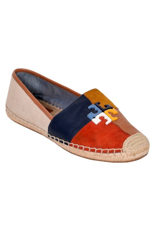 Tory Burch Patchwork Logo Espadrilles