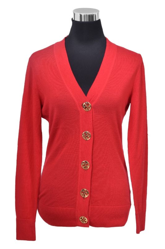 Tory Burch Red Cardigan