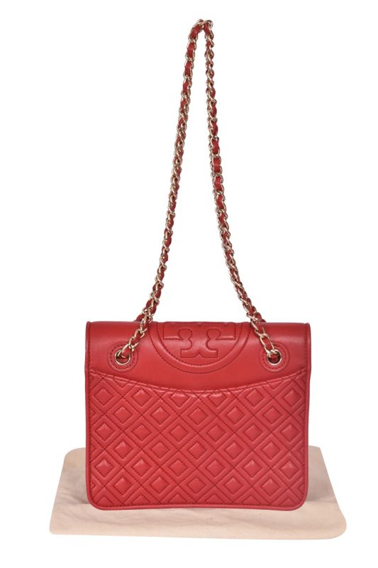 Tory Burch Red Fleming Shoulder Bag