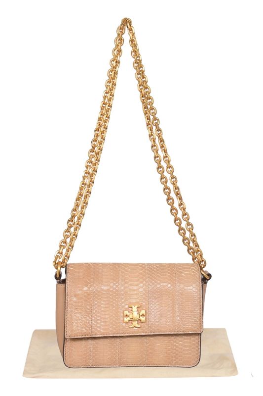 Tory Burch Tan Crocodile Crossbody