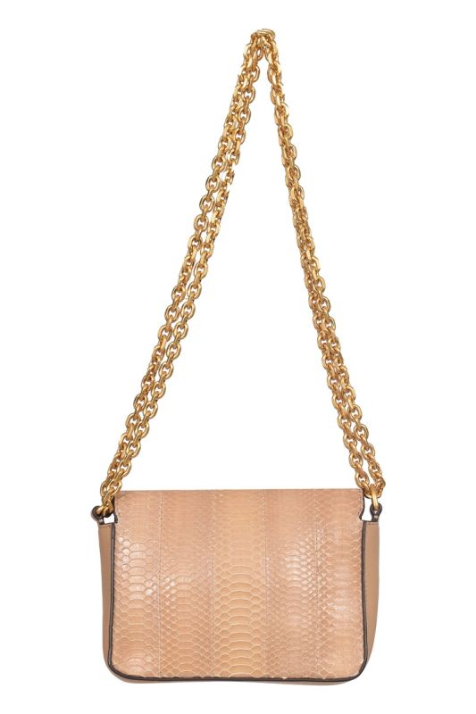 Tory Burch Tan Crocodile Crossbody