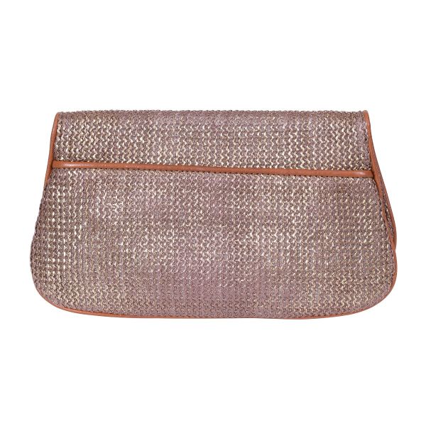 TORY BURCH LOGO CLUTCH