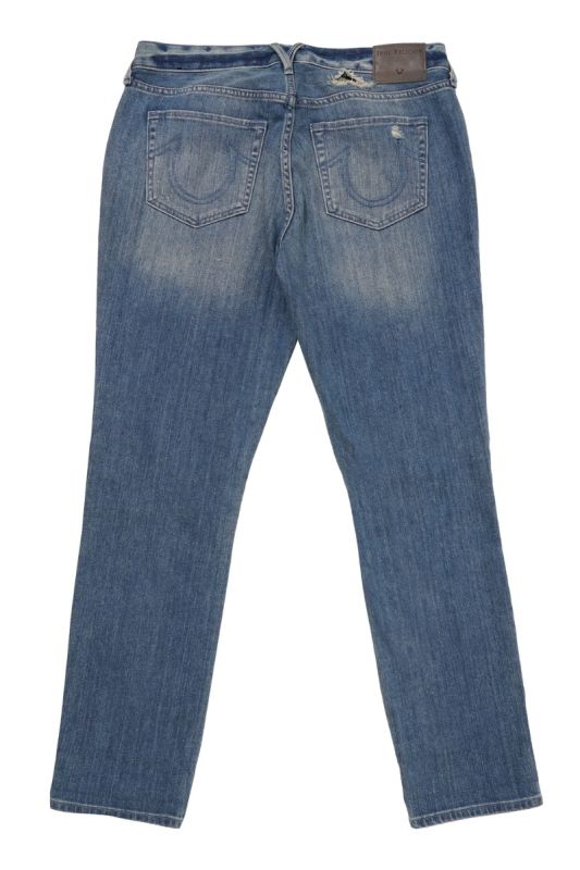 True Religion Distressed Sequin Skinny Jeans