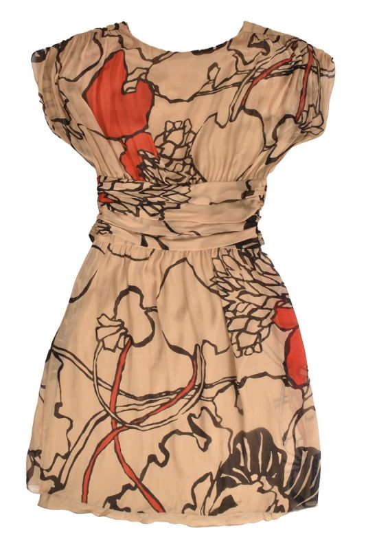VALENTINO BELTED STRETCH MINI DRESS