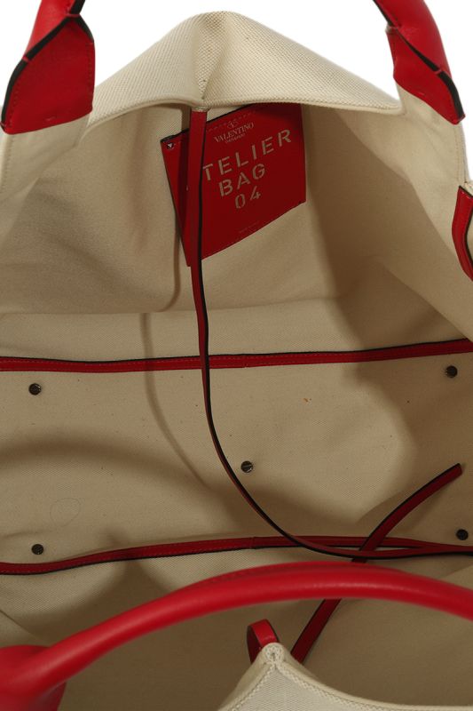 Valentino Garavani Atelier Canvas Tote Bag
