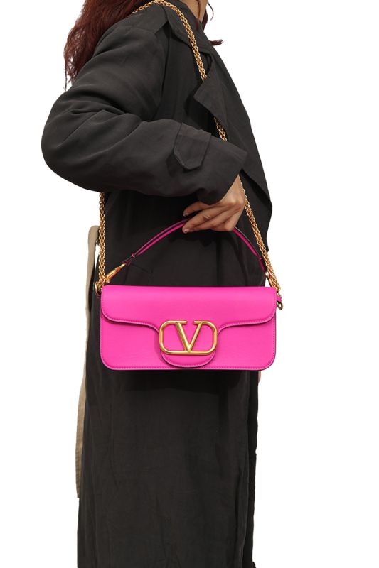 Valentino Garavani Pink Loco Shoulder Bag