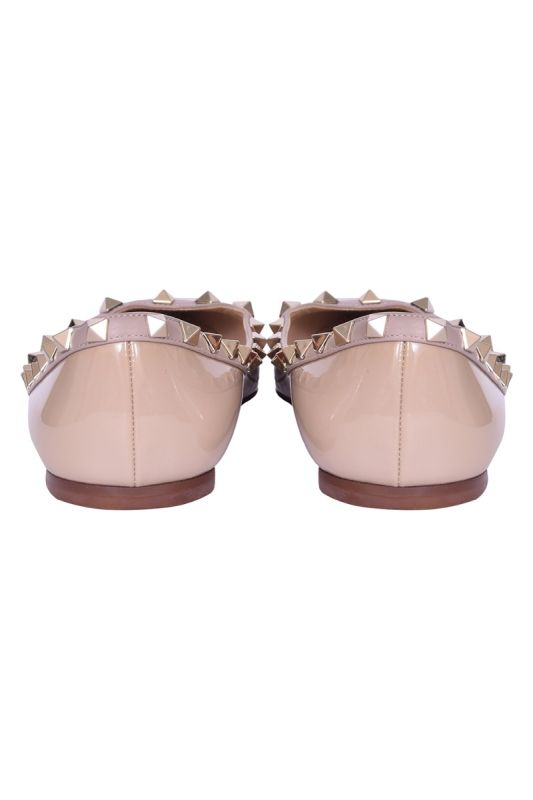 Valentino Garavani Rockstud Nude Flats