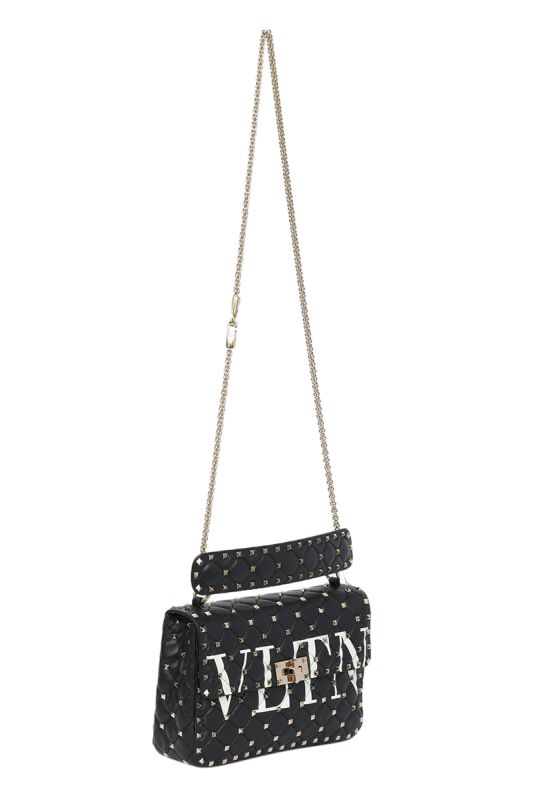 Valentino GaravaniRockstud Spike VLTN Quilted Leather Shoulder Bag