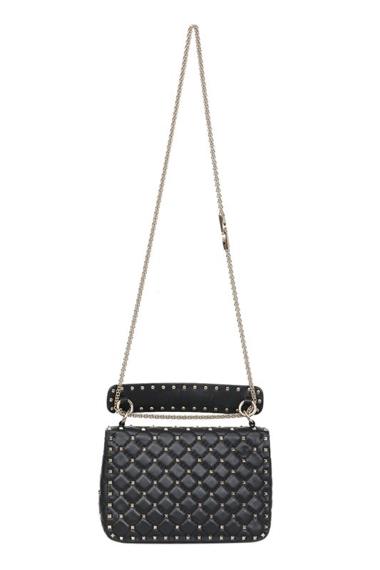 Valentino GaravaniRockstud Spike VLTN Quilted Leather Shoulder Bag