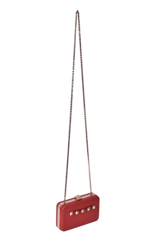 Valentino GarvaniRockstud Sling Clutch