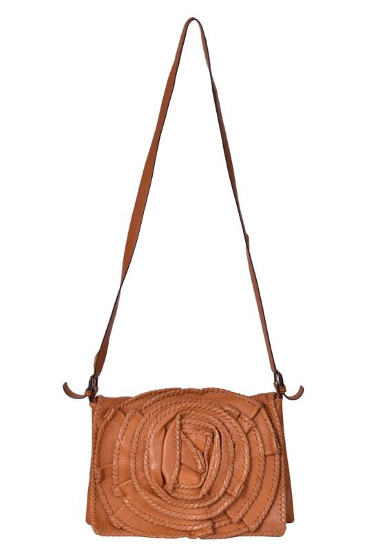 ValentinoGaravani Brown Leather Crossbody Bag