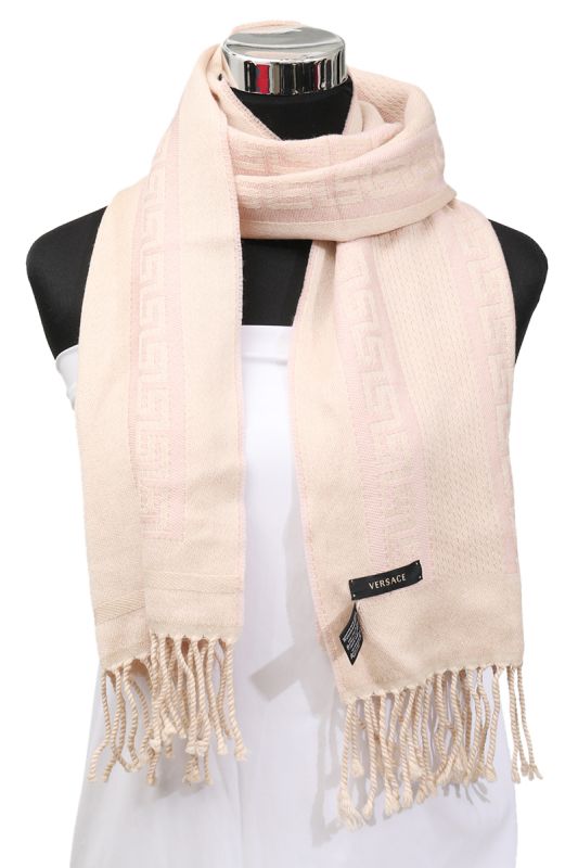 Versace Baby Pink Monogram Scarf