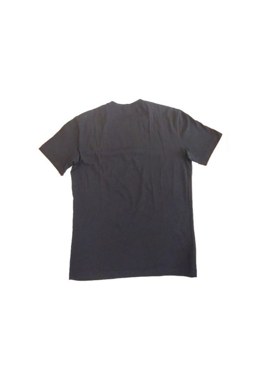 VERSACE BLACK MEDUSA V NECK T SHIRT