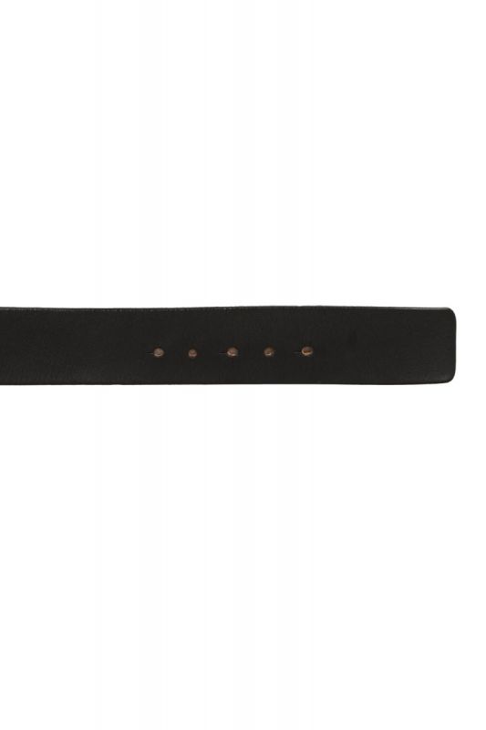 VERSACE HALF MEDUSA LEATHER BELT