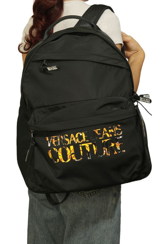 Versace Jeans Couture Black Backpack