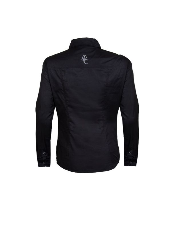 VERSACE JEANS COUTURE BLACK CLASSIC SHIRT