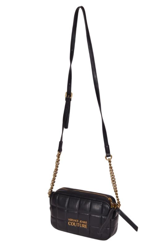 Versace Jeans Couture Quilted Logo Plaque Crossbody Bag