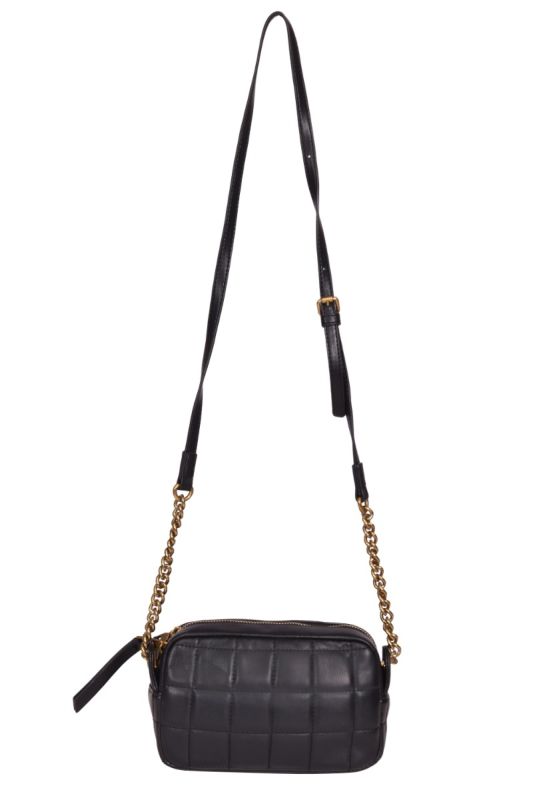 Versace Jeans Couture Quilted Logo Plaque Crossbody Bag