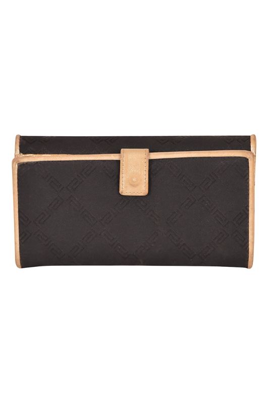 Versace Logo Flap Wallet