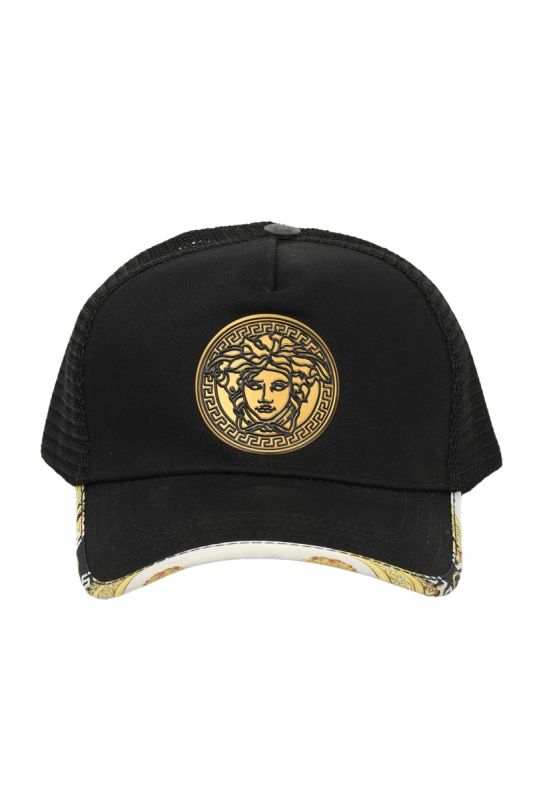 Versace Medusa Golden Logo Cap