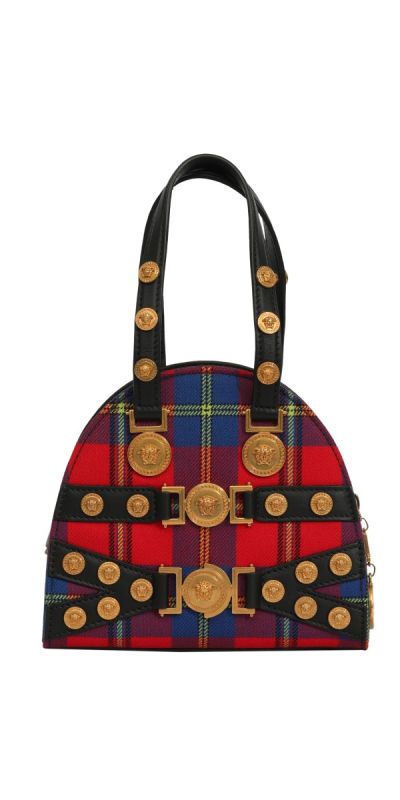 Versace Medusa Medallion Top Handle Tote Bag