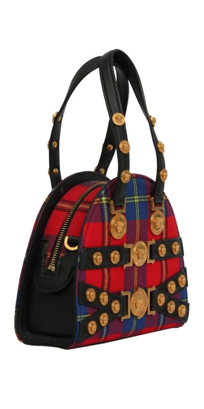 Versace Medusa Medallion Top Handle Tote Bag