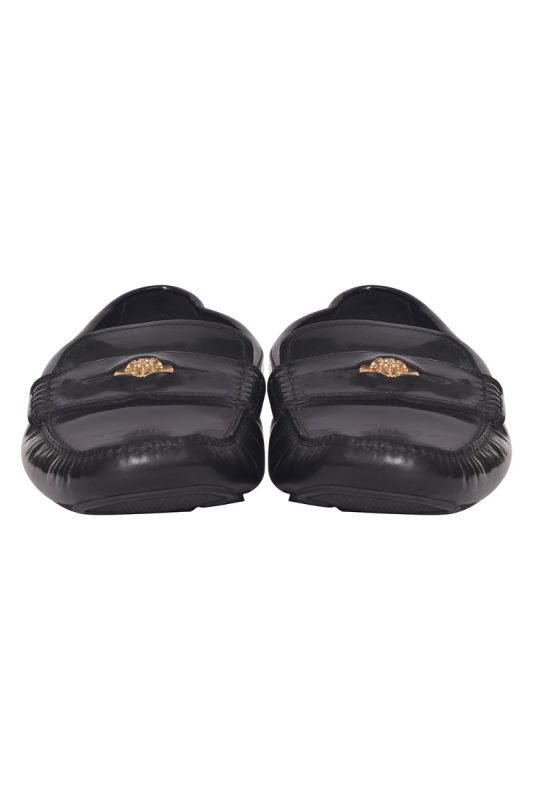 Versace Medusa Penny Loafers