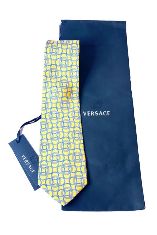 VERSACE MEDUSA SILK TIE